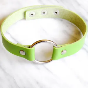 Green Hoop Choker