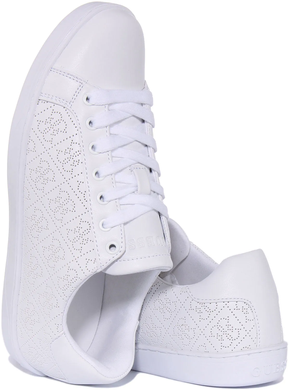 Guess Rosalia Trainer In White For Women