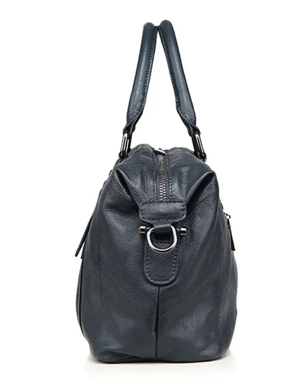 Handbag Shoulder Stitching Leather Bag