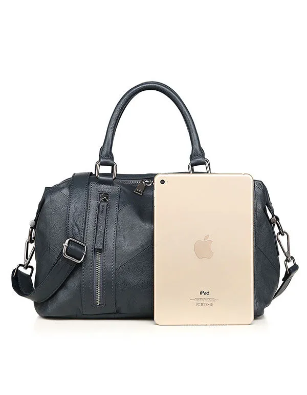 Handbag Shoulder Stitching Leather Bag