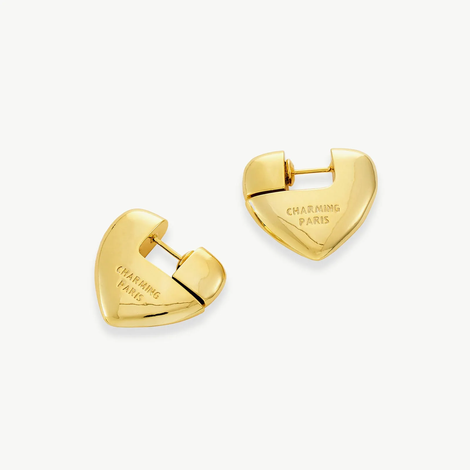 Heart Hoop Earrings