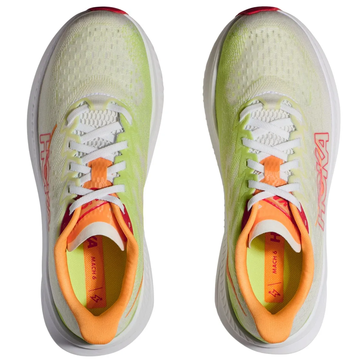 Hoka One One Women's Mach 6 White/Lettuce