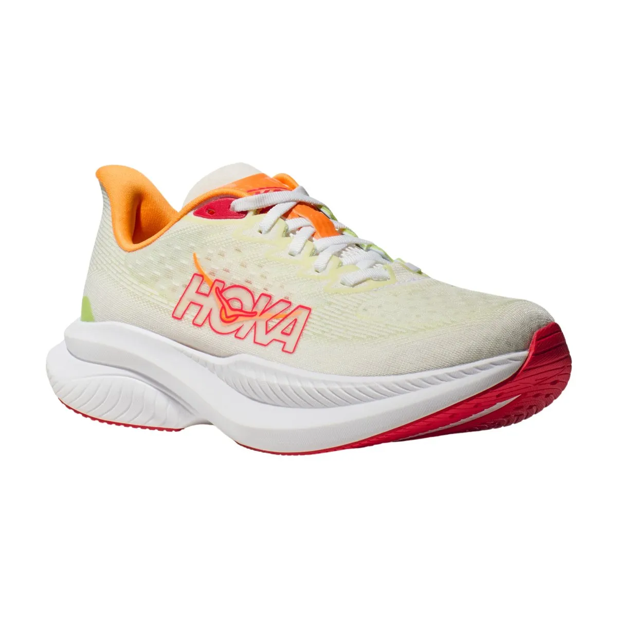 Hoka One One Women's Mach 6 White/Lettuce