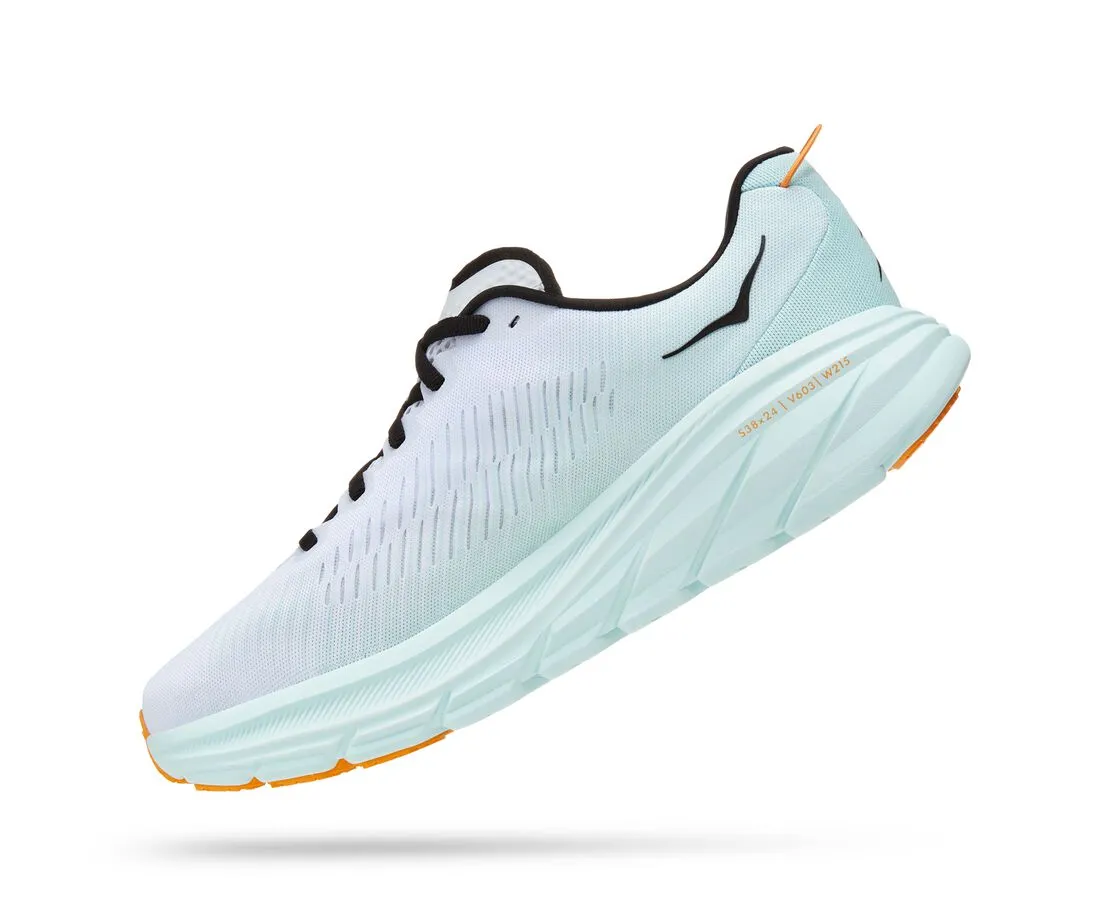 'HOKA' Women's Rincon 3 - White / Blue Glass