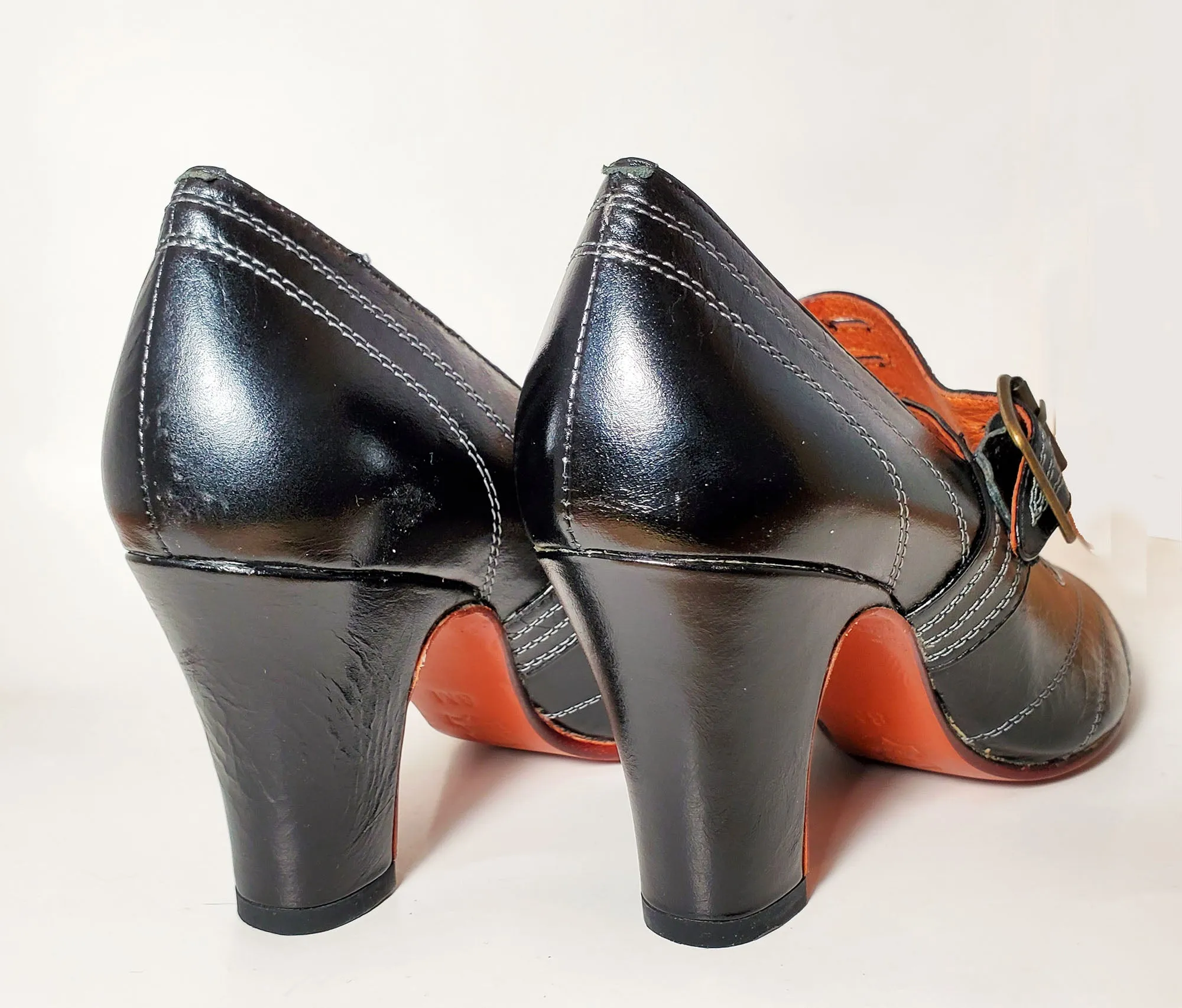 It Girl Black 1920's Style Heels LAST PAIR!