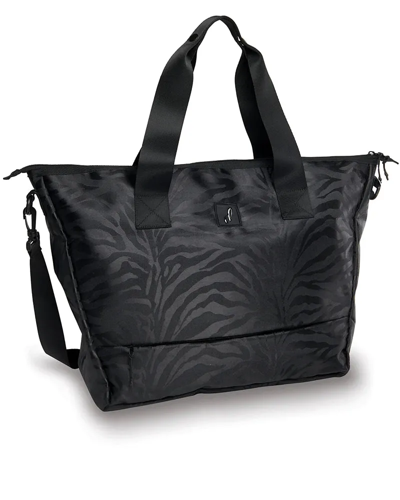 Jacquarded Zebra Tote