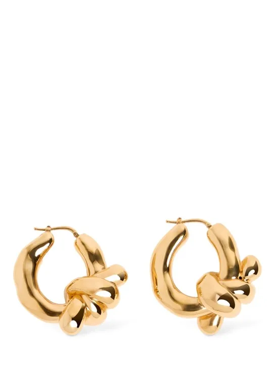 Jil Sander   CW5 2 hoop earrings 