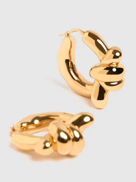 Jil Sander   CW5 2 hoop earrings 