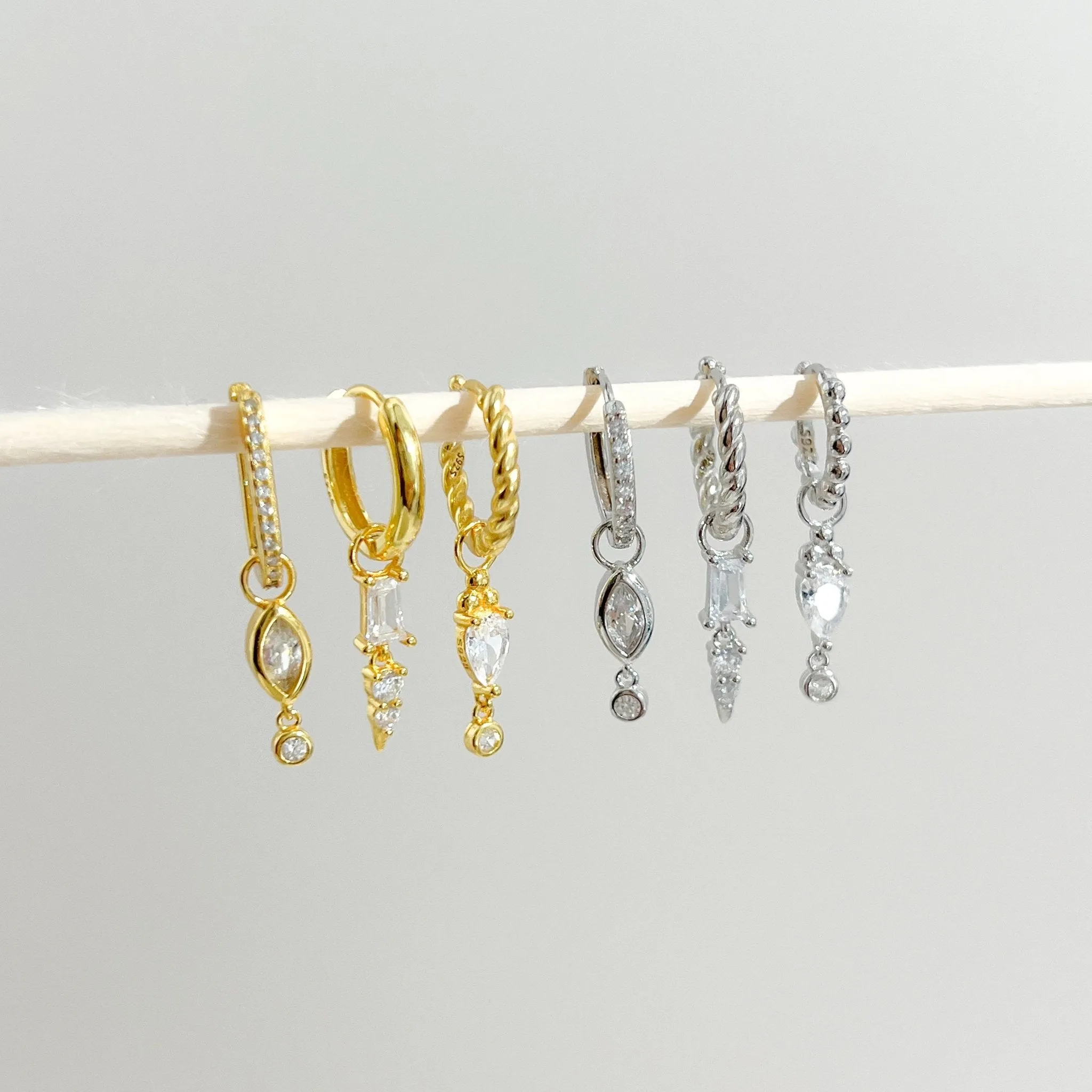 Josie Hoop Charms