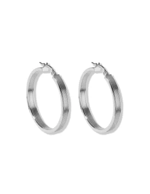 Jupiter Hoop Earrings <br>Silver