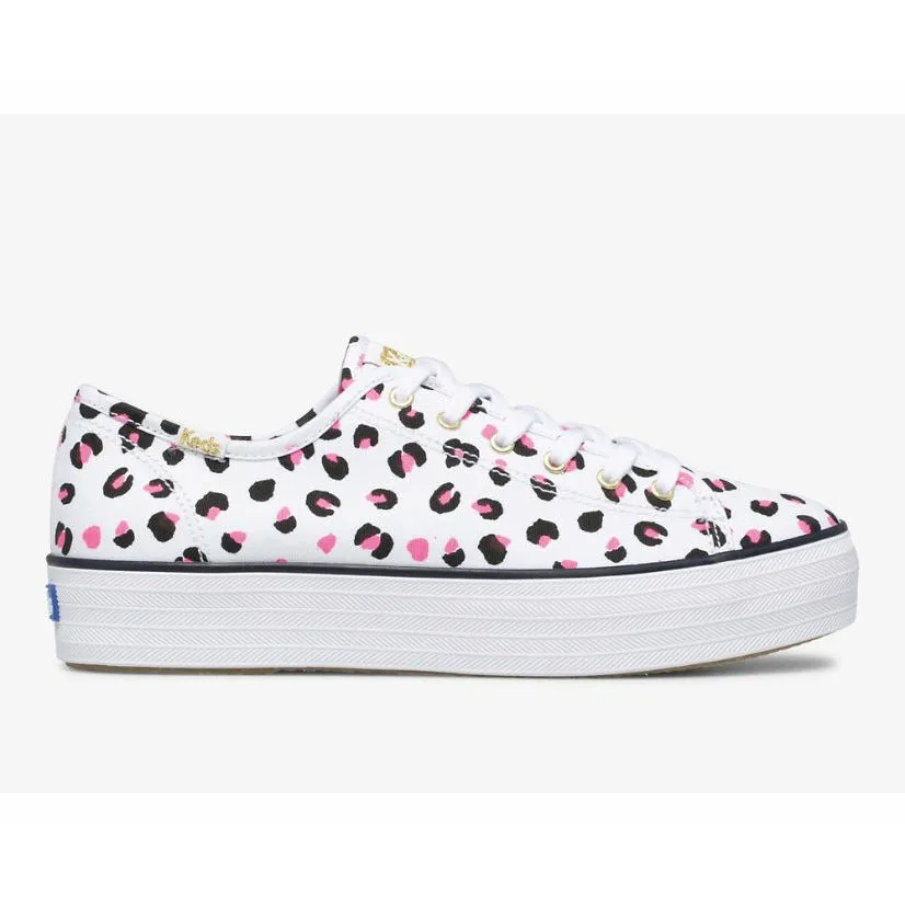 Keds Triple Kick Leopard Canvas Sneaker