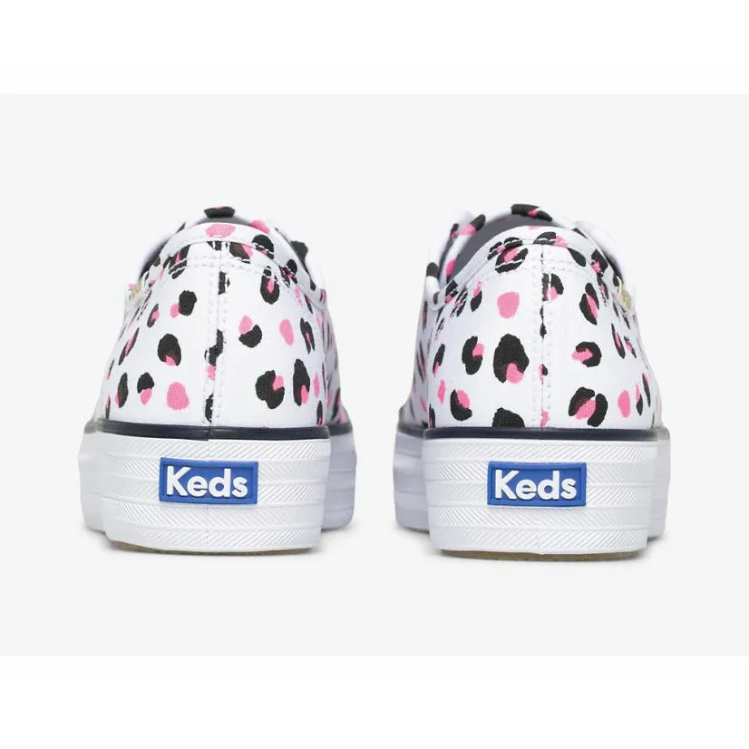 Keds Triple Kick Leopard Canvas Sneaker