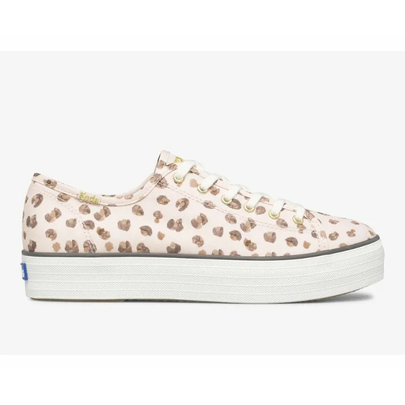 Keds Triple Kick Leopard Canvas Sneaker