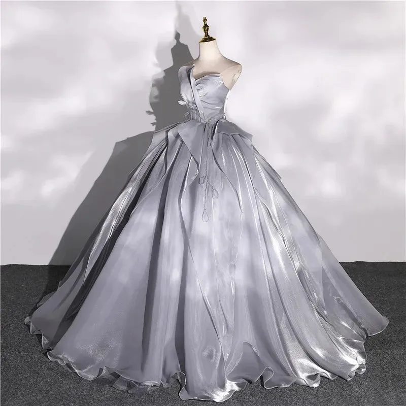 Lady Sanderiana's Strapless Evening Gown Custom Made Formal Dress