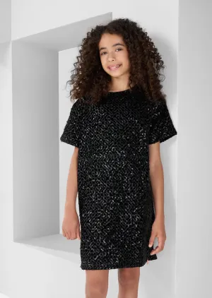 Lexi Matt Sequin Shift Dress