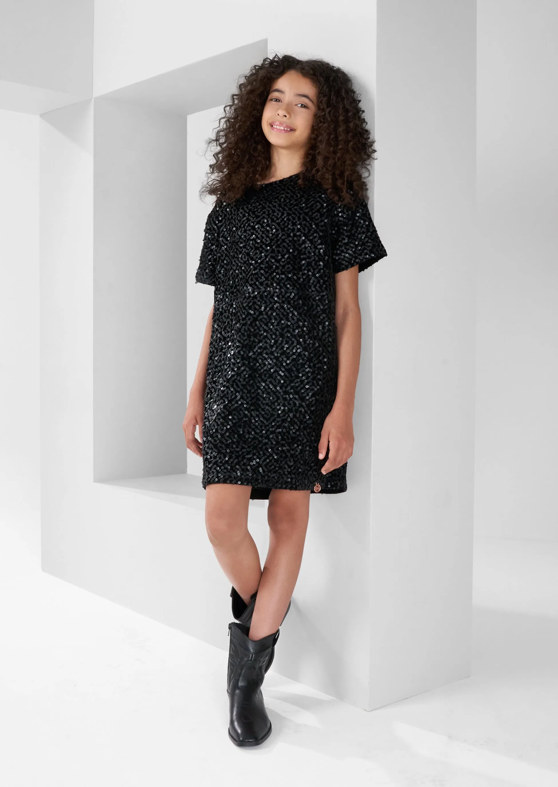 Lexi Matt Sequin Shift Dress