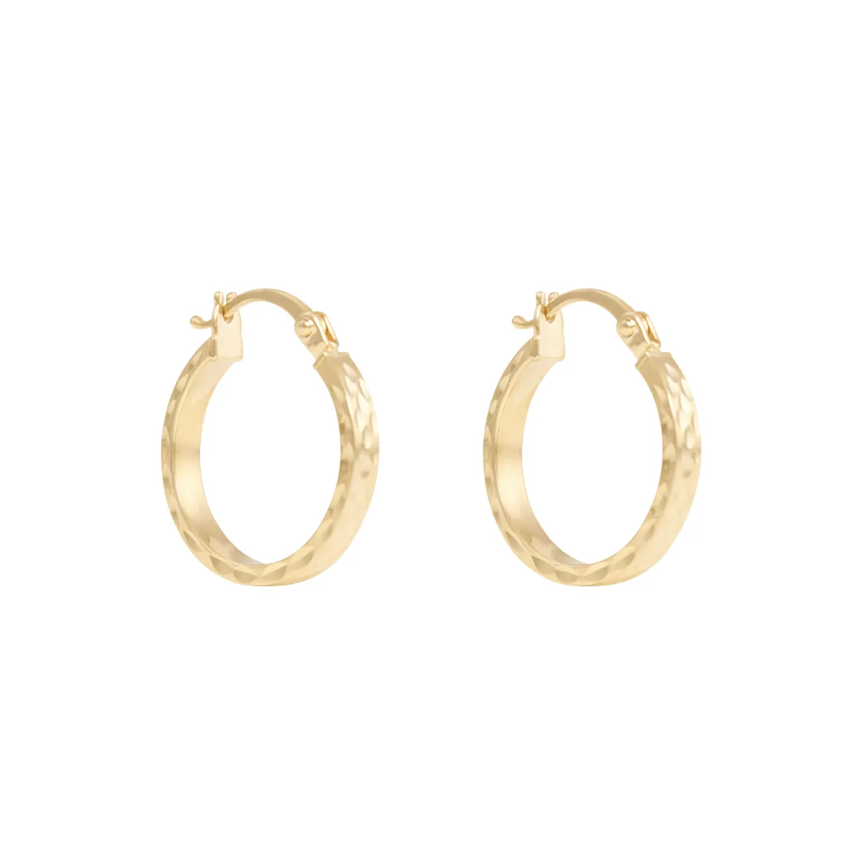 Liora Hoop Earrings 15mm - Solid Gold