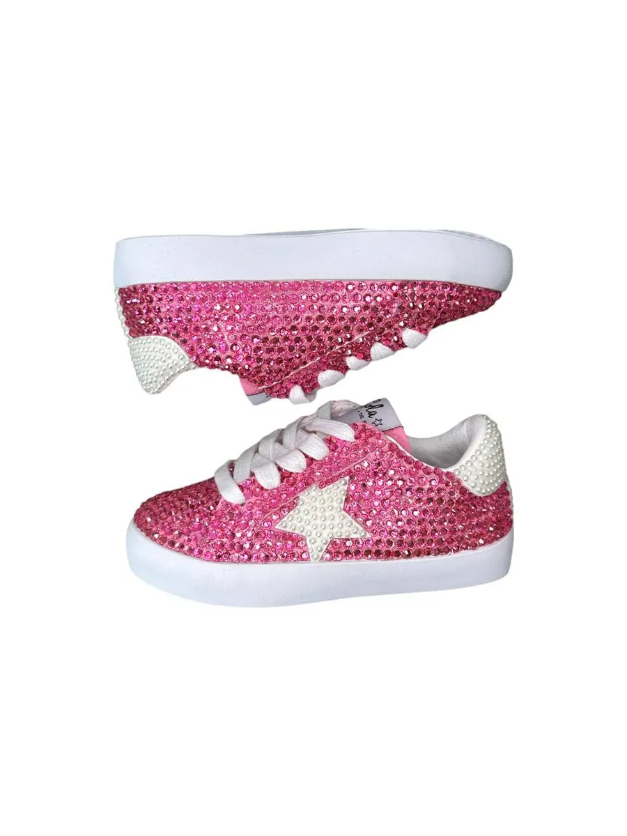 Lola And The Boys - Diamonds & Pearls Sparkle Sneakers