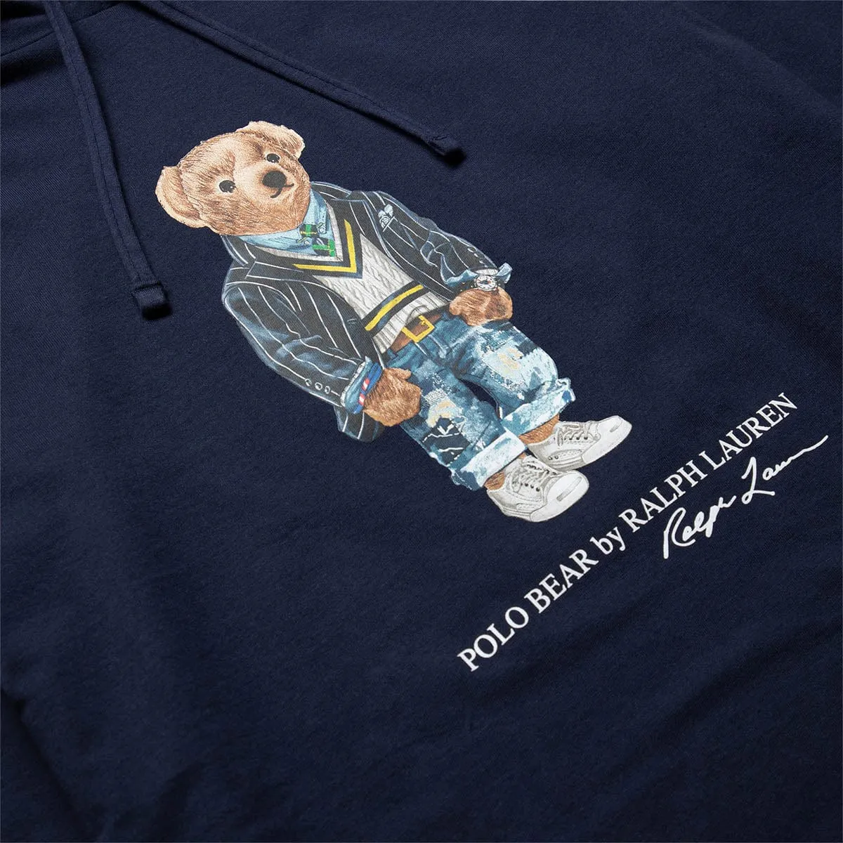 L/S POLO BEAR JERSEY HOODIE