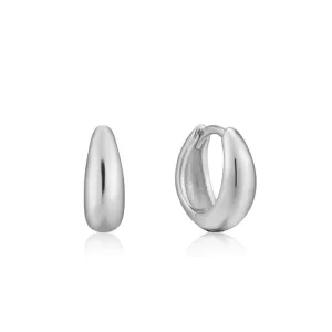 LUXE MINIMALISM LUX HUGGIE HOOP EARRINGS