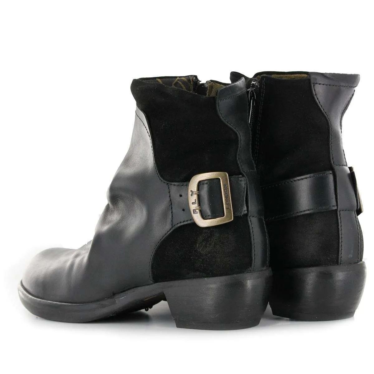 Mel Leather Women's Zip Up Ankle Boots