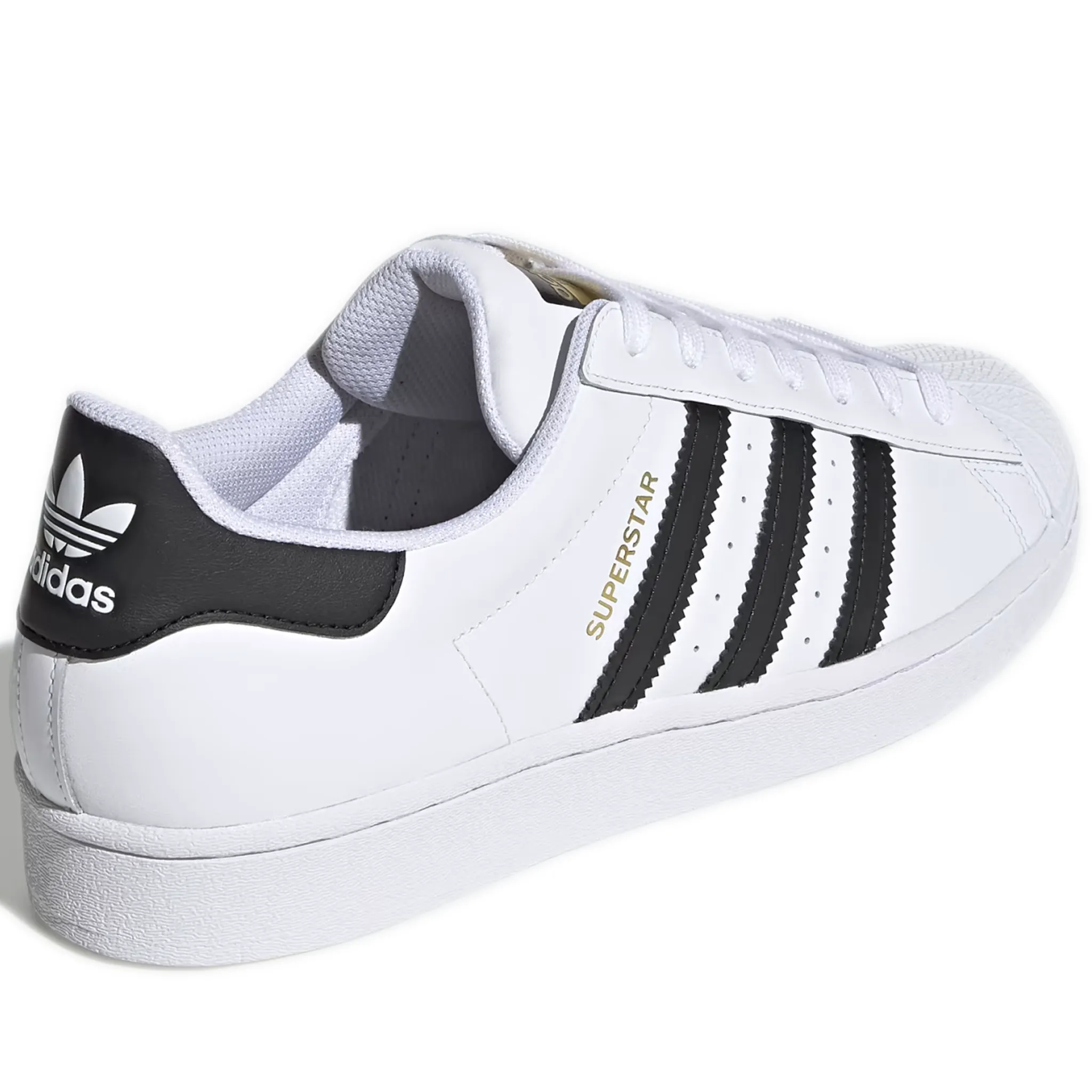 Men's Adidas Superstar Shoes - White/ Black