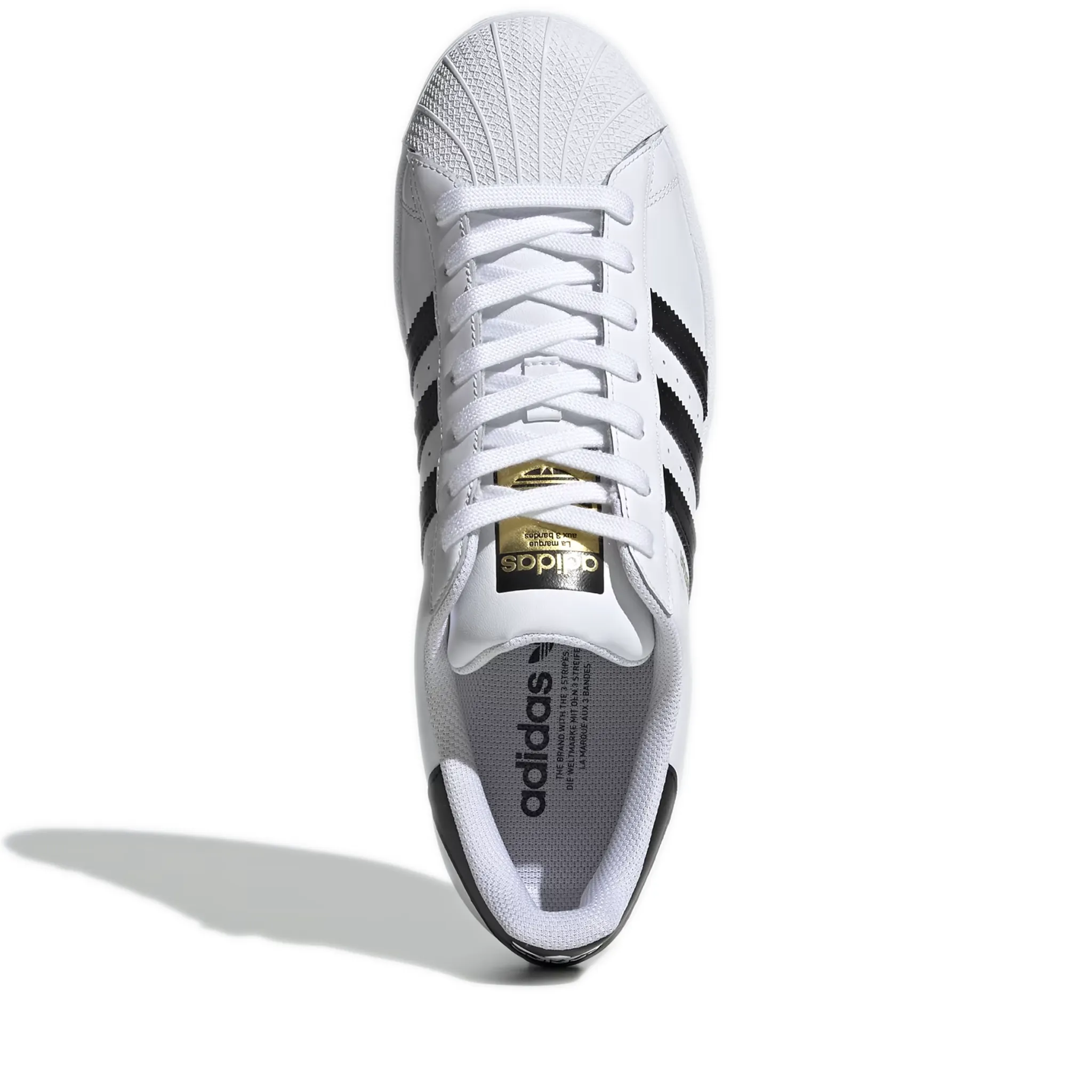 Men's Adidas Superstar Shoes - White/ Black