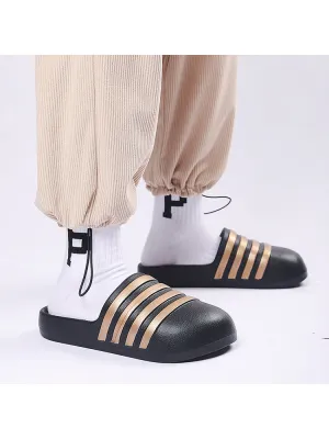 Men'S Closed-Toe Sporty Slippers