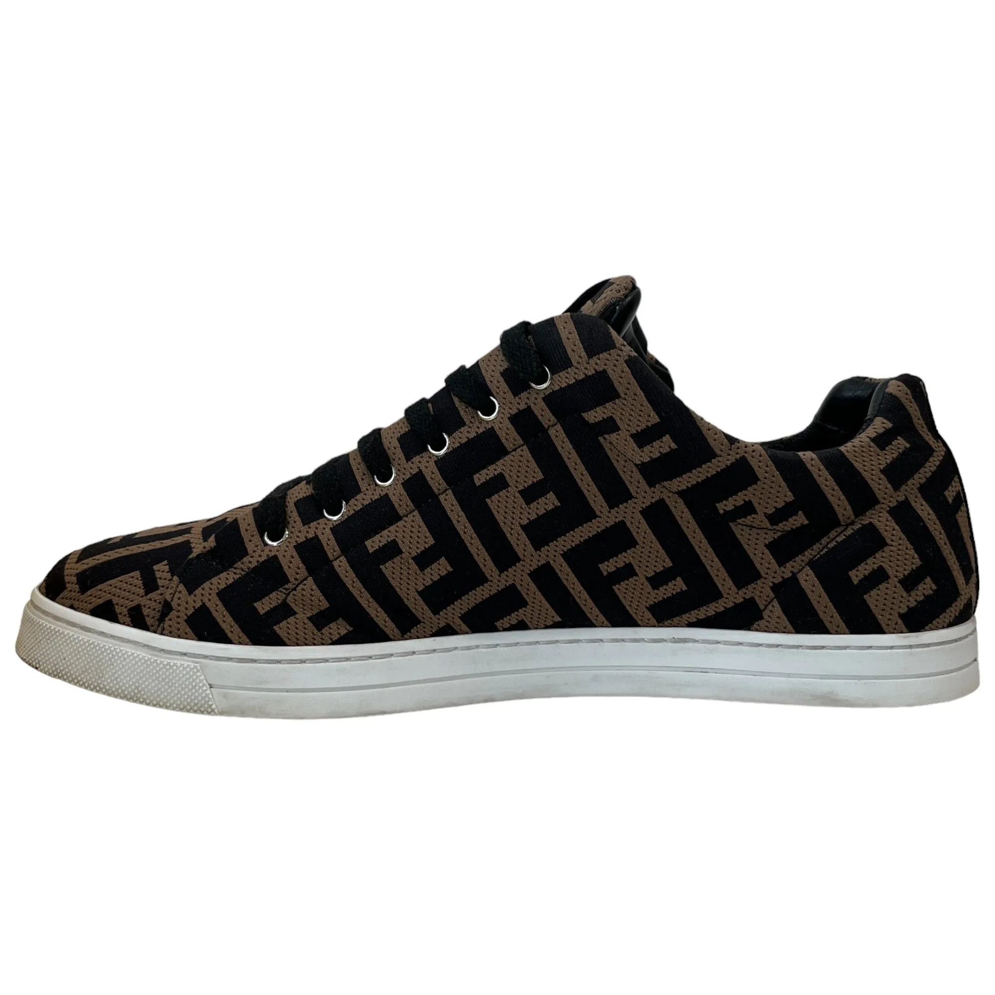 Men's Ff Logo Low Trainers Brown Size EU 41.5 / UK 7.5