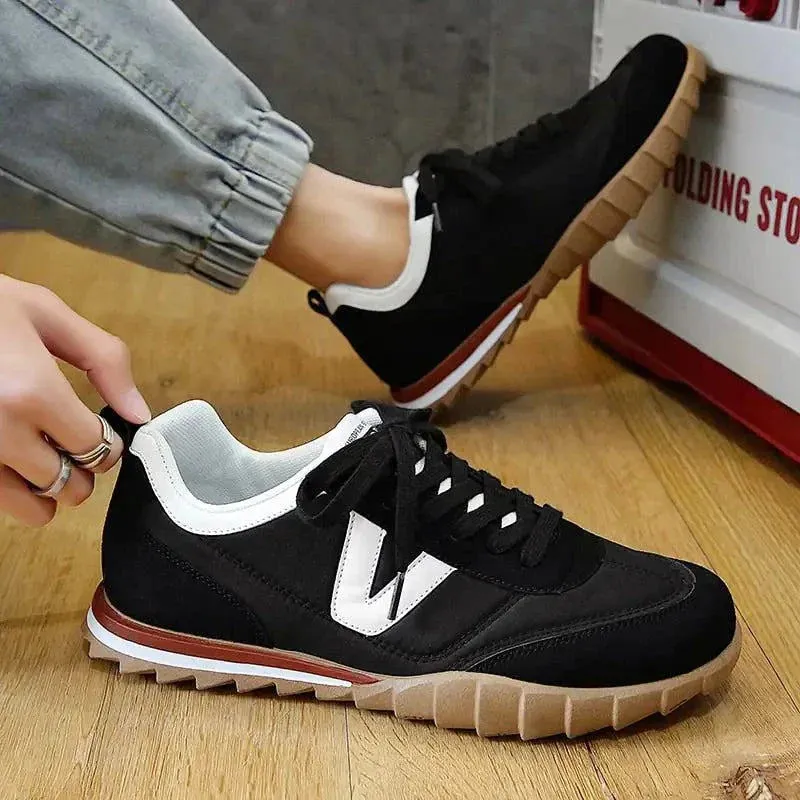 Men's Retro Sneakers with Comfy Tread Rubber