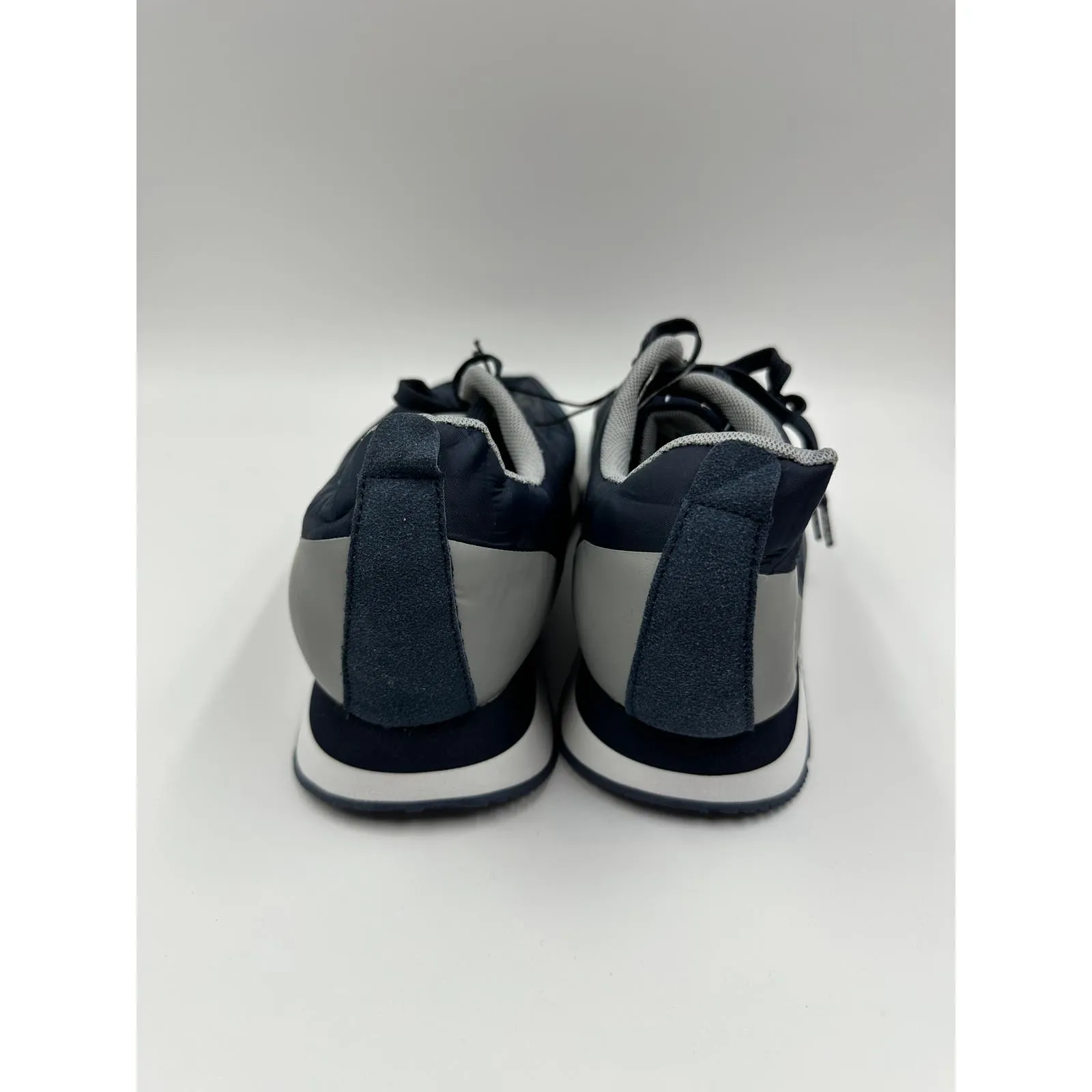 Men's Size 9.5, Retro 70s Style Navy Sneaker with Old School Sole