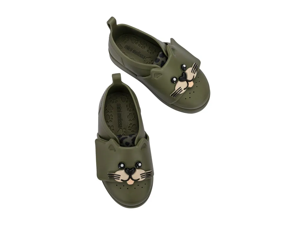 Mini Melissa Jelly Pop Safari BB Green Shoes