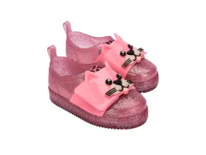 Mini Melissa Jelly Pop Safari BB Pink Shoes