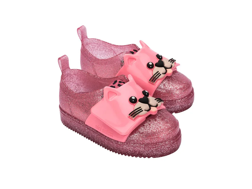 Mini Melissa Jelly Pop Safari BB Pink Shoes