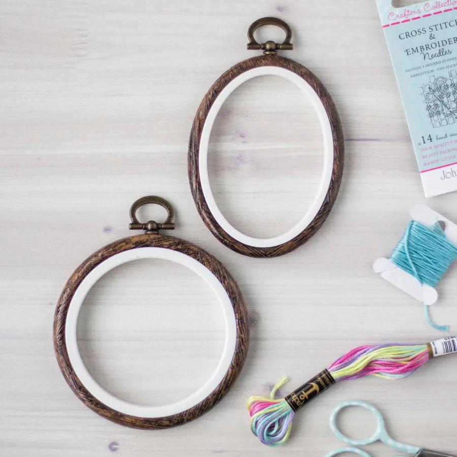 Mini Plastic Embroidery Hoop