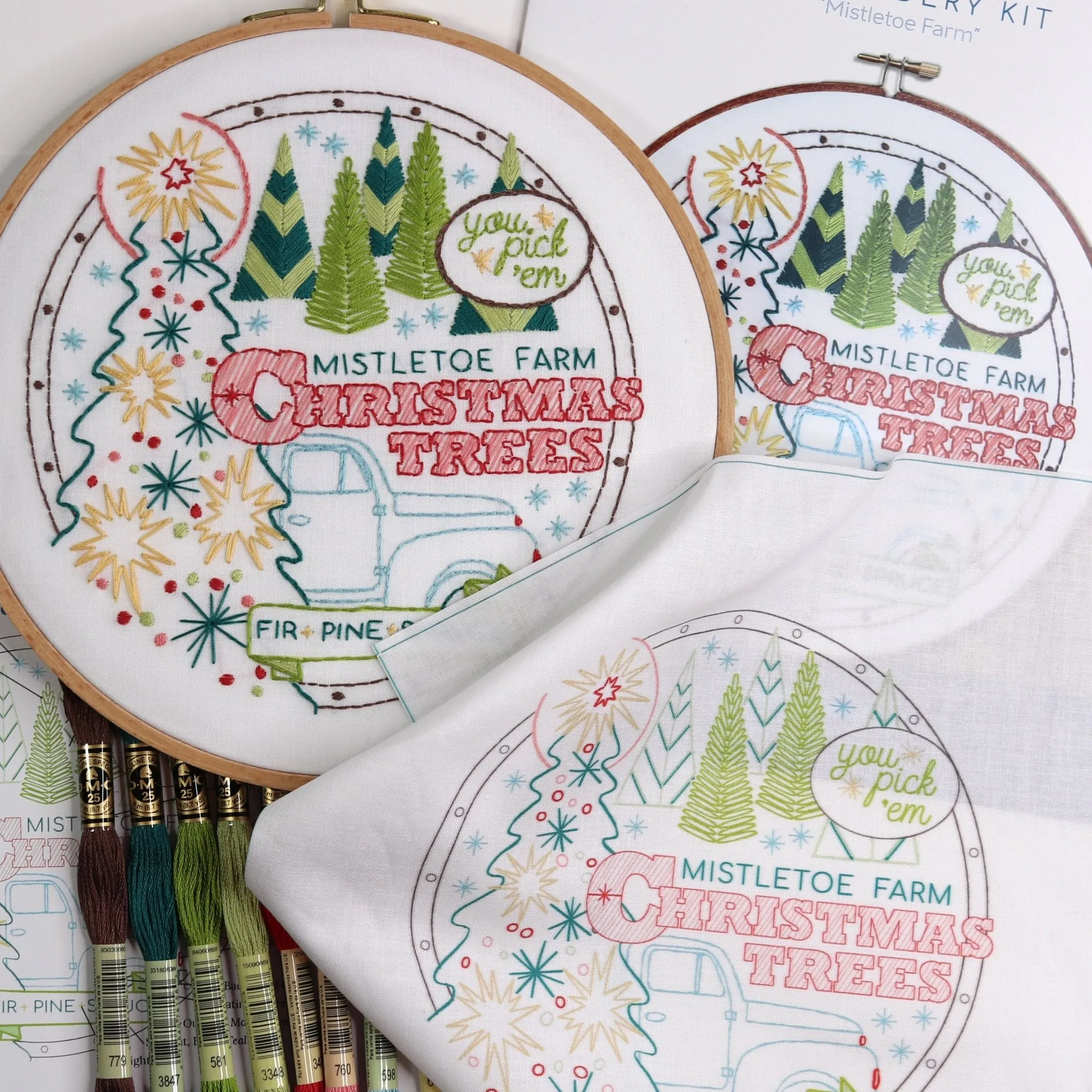 Mistletoe Farm Embroidery Kit