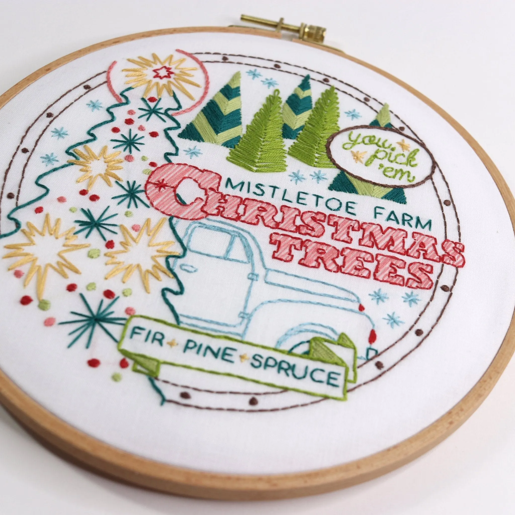 Mistletoe Farm Embroidery Kit