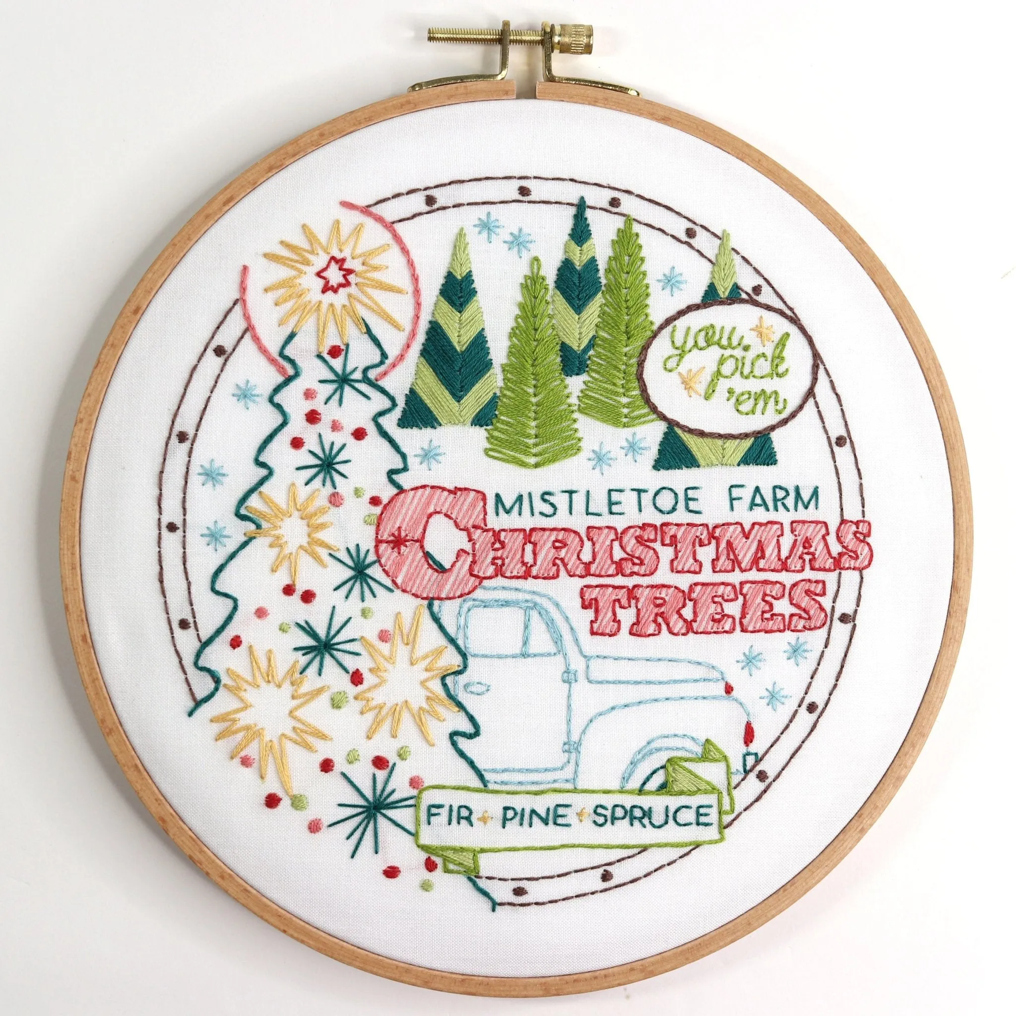 Mistletoe Farm Embroidery Kit