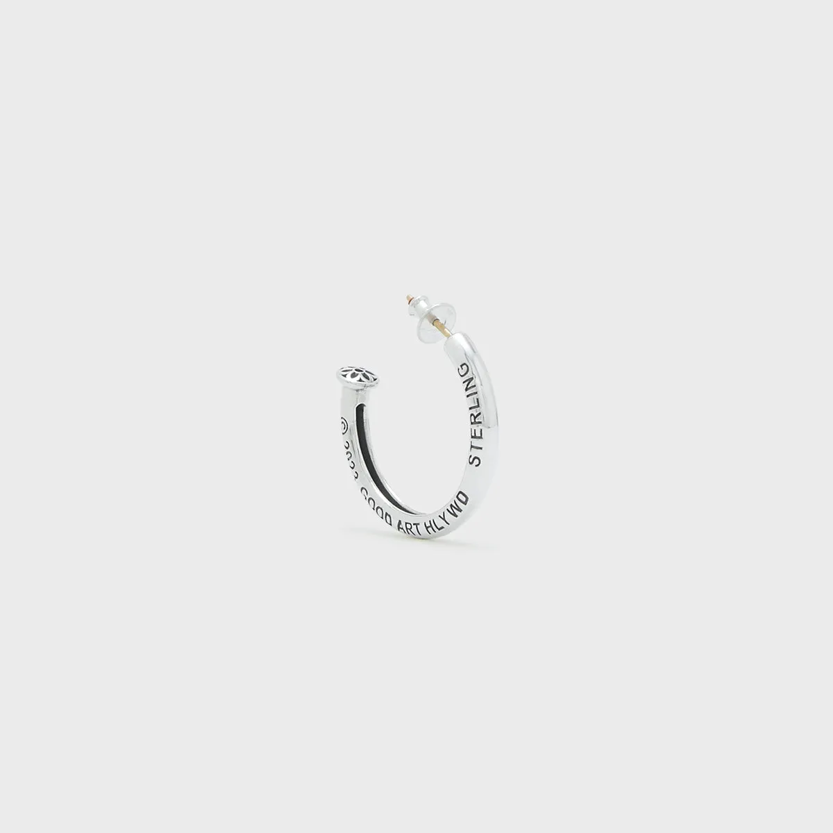 Nailhead Hoop Earring | Plain