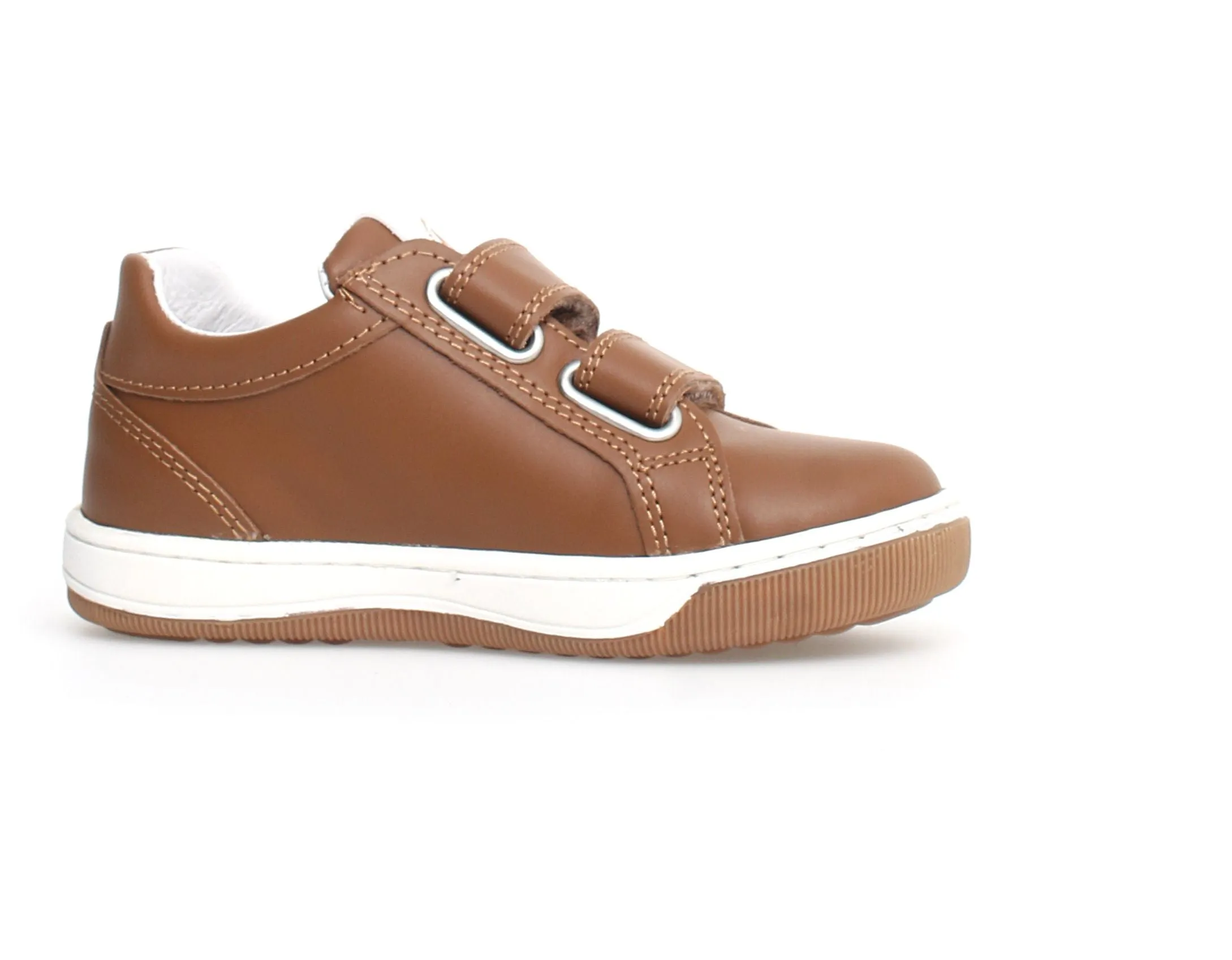 Naturino Minds VL Boy's Sneakers - Cognac/Zucca