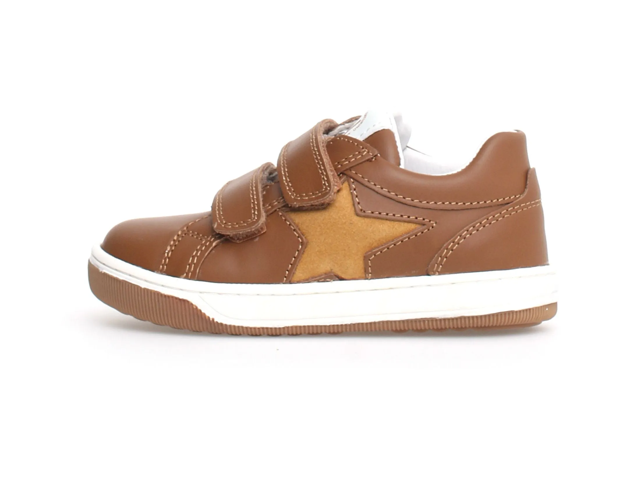 Naturino Minds VL Boy's Sneakers - Cognac/Zucca