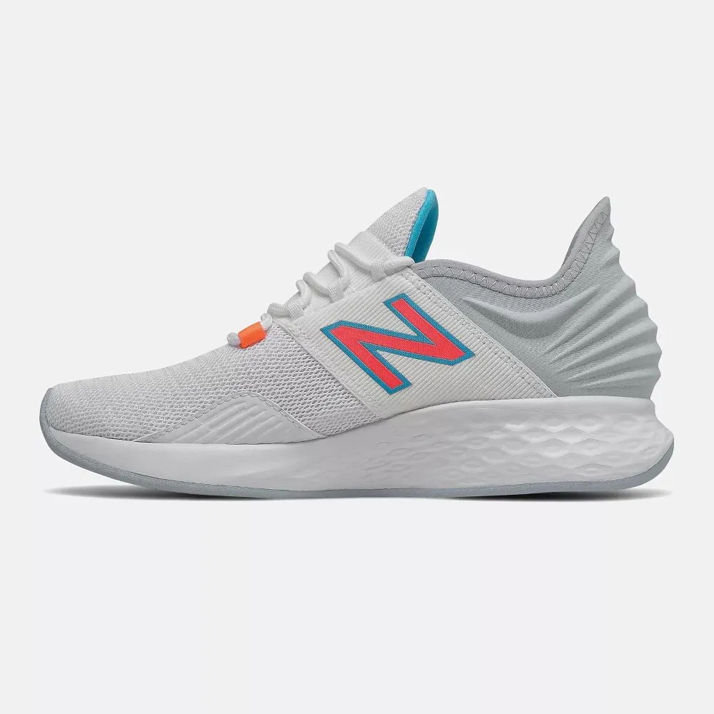 'New Balance' Women" Fresh Foam Roav - White / Vivid Coral