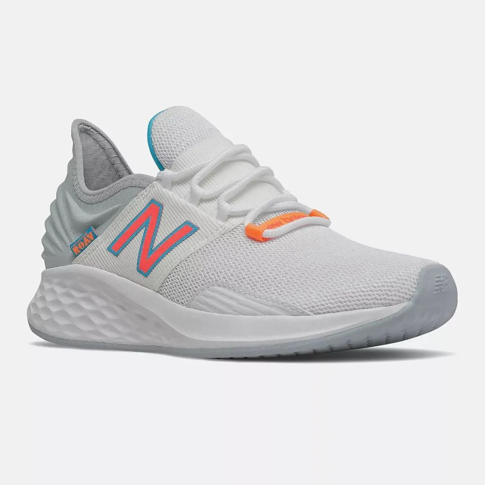 'New Balance' Women" Fresh Foam Roav - White / Vivid Coral