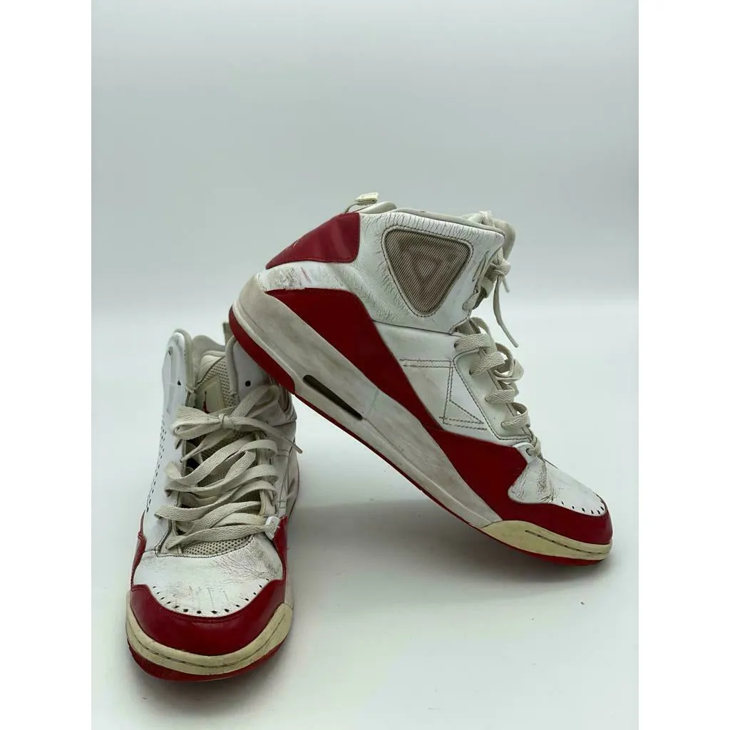 Nike Air Jordan White/ White Gym Red Size 12