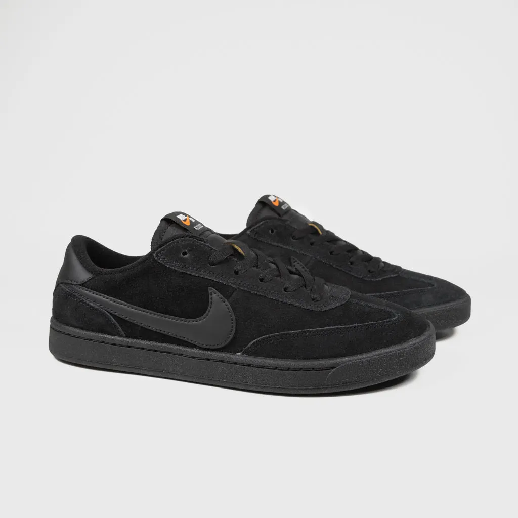 Nike SB - FC Classic Shoes - Black / Black - Black - Vivid Orange