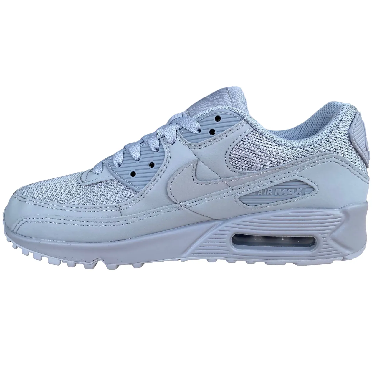 Nike scarpa sneakers da uomo Air Max 90 CN8490-001 grigio lupo