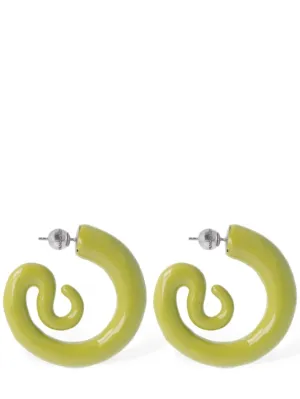 Panconesi   Serpent M hoop earrings 