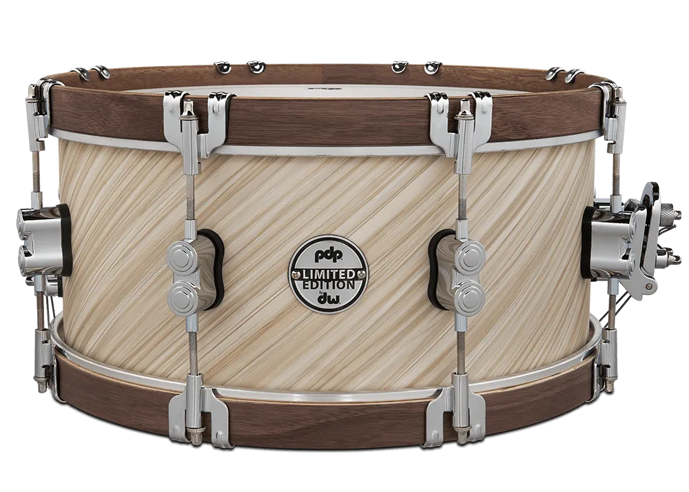 PDP Limited Edition 6.5" x 14" Maple Snare Drum - Twisted Ivory