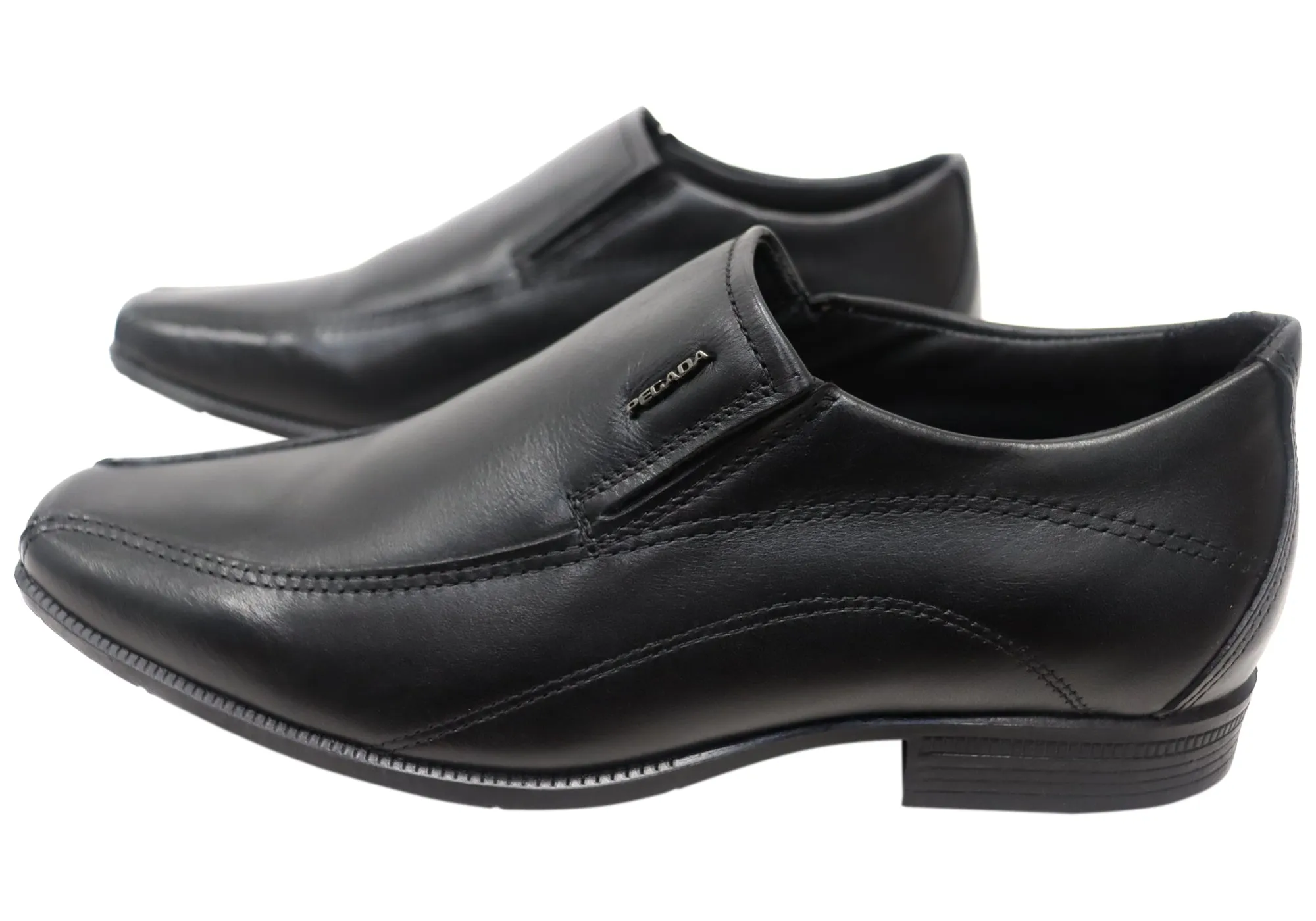 Pegada George Mens Comfortable Brazilian Leather Slip On Dress Shoes