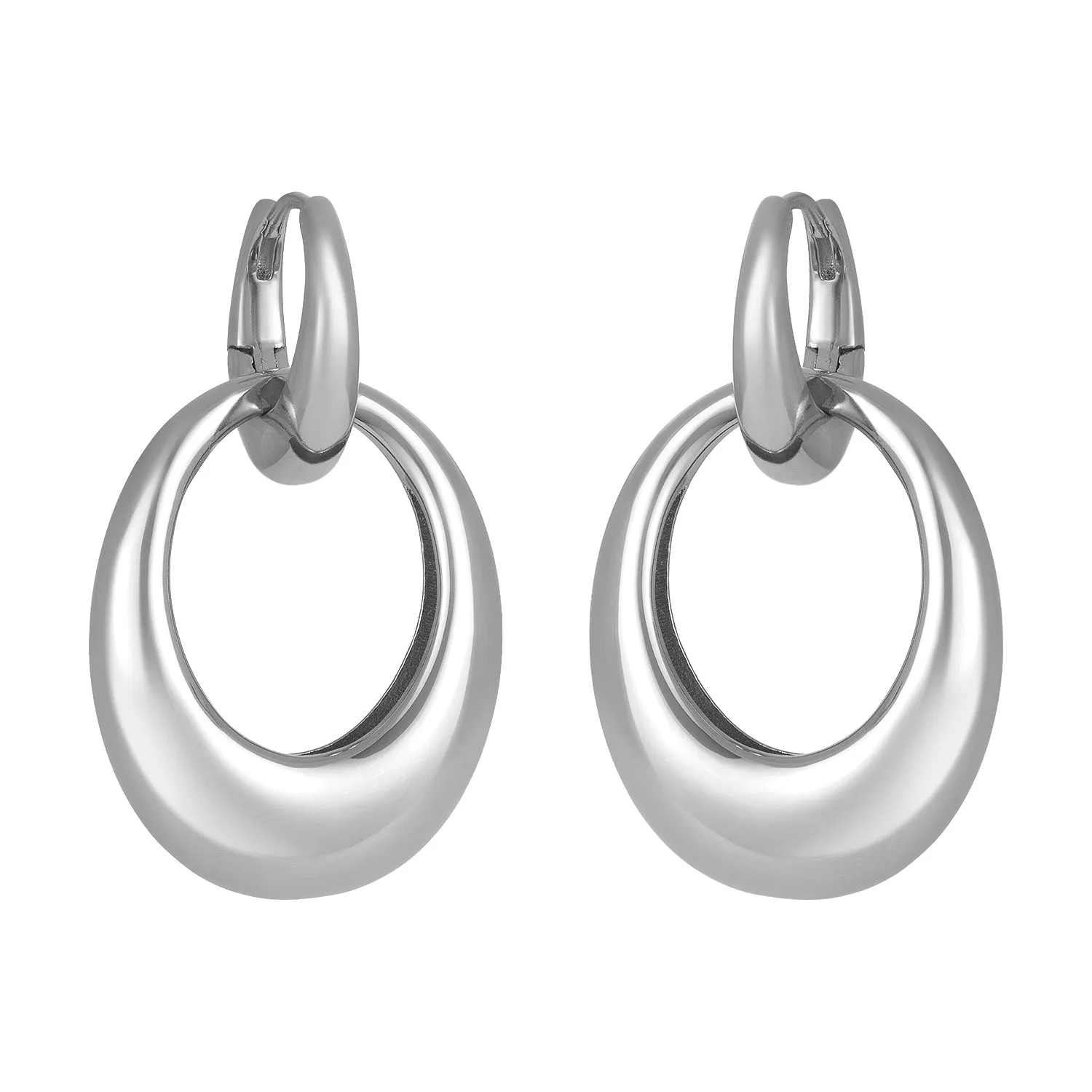 PETRA HOOPS SILVER